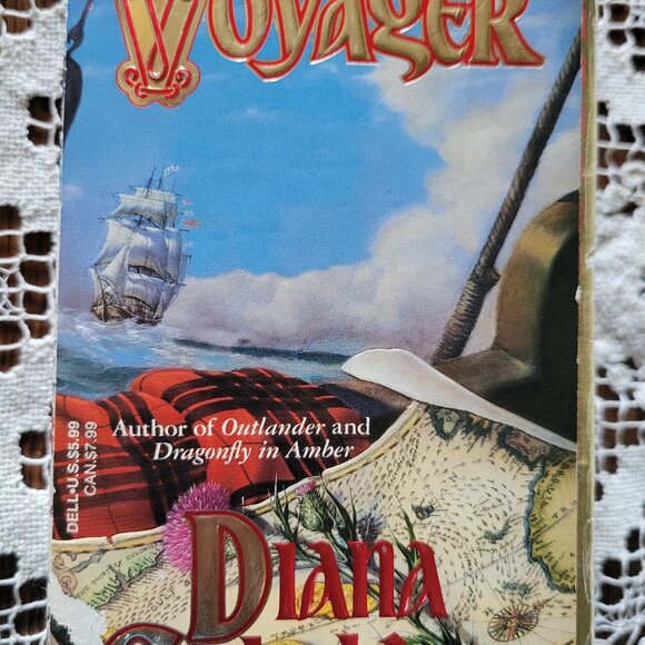 VOYAGER DIANA GABALDON VINTAGE 1994 SIGNED PAPERBACK OUTLANDER SERIES BOOK #3 - Picture 14 of 14